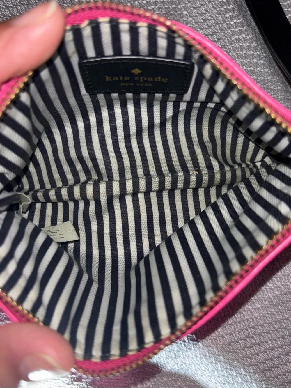 kate spade pebbled leather